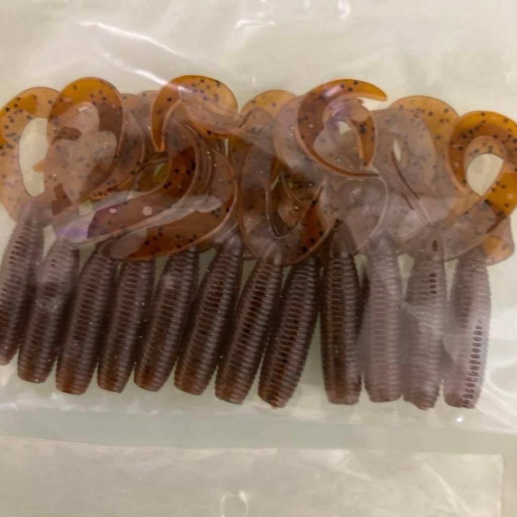 Imo Grub, Flappin' Grub Double Tail, Swim Senko, Gary Grub, Cut Tail - Image 13