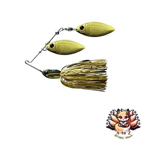 NEW Deps Mini Bros. Double Willow Leaf Spinnerbait 1/2oz Crackle Claw #04 - Image 1