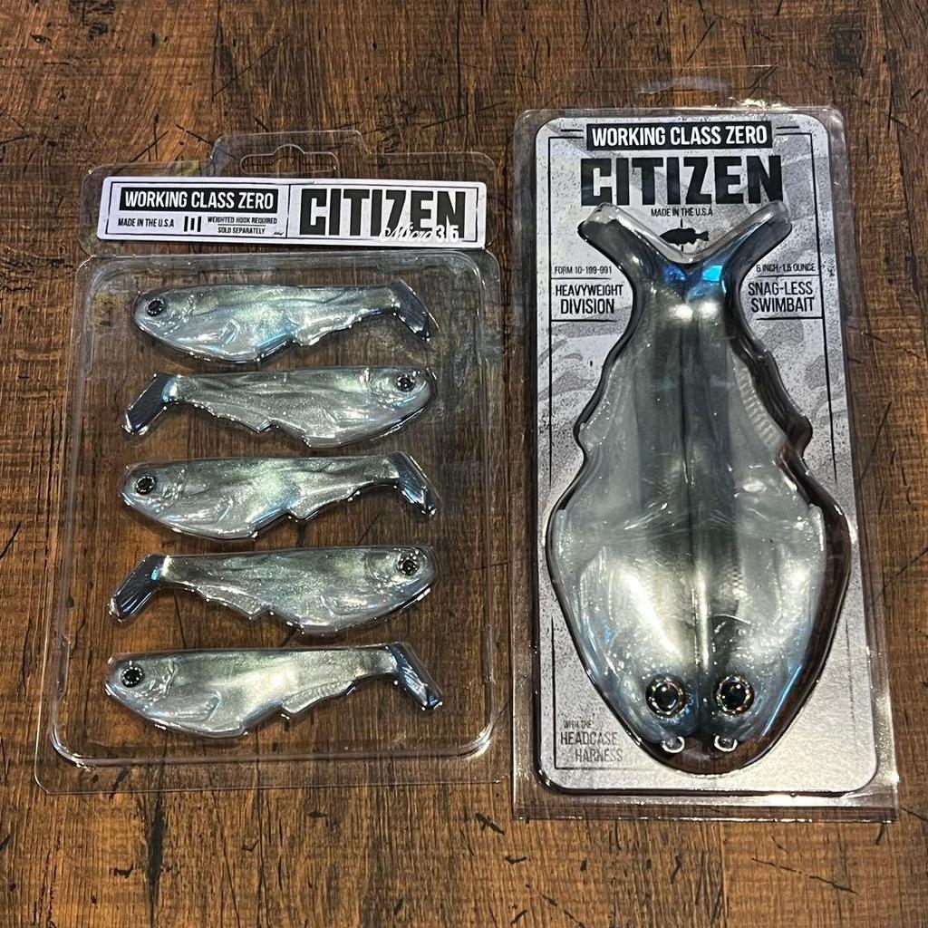 Working Class Zero Citizen Micro 3.5 & Citizen 6 Swimbait Topwater Lures Pack - Image 1