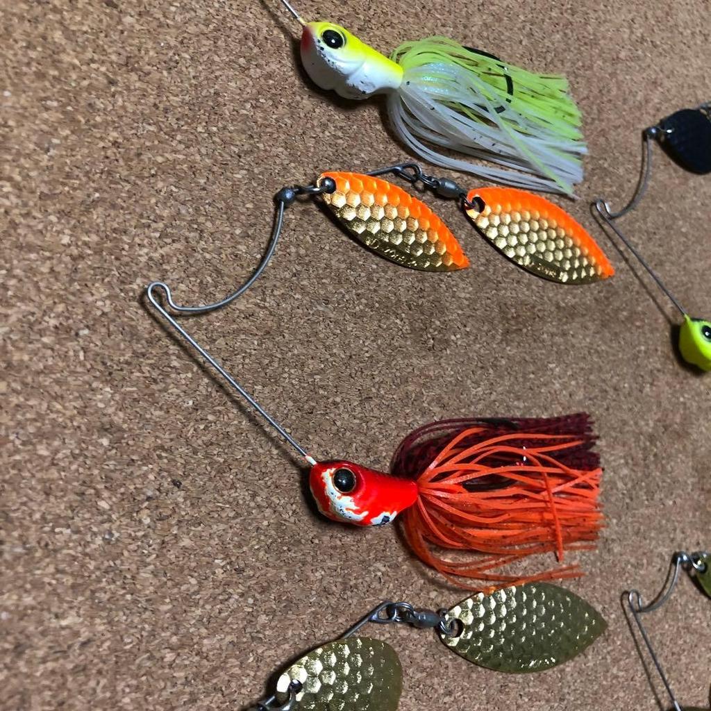 Evergreen D-Zone Spinnerbait Set 1/2oz 3/8oz White Chart Pre-spawn Dynamo Gold - Image 3