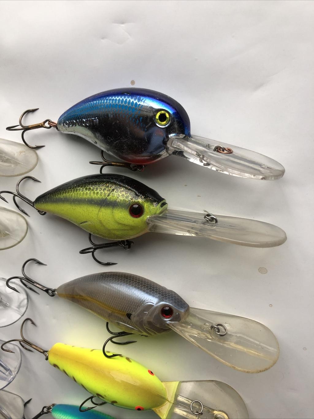 Strike King Bomber Norman Manns Deep Diving Crankbait Fishing Lure Lot Of 10 S10 - Image 4