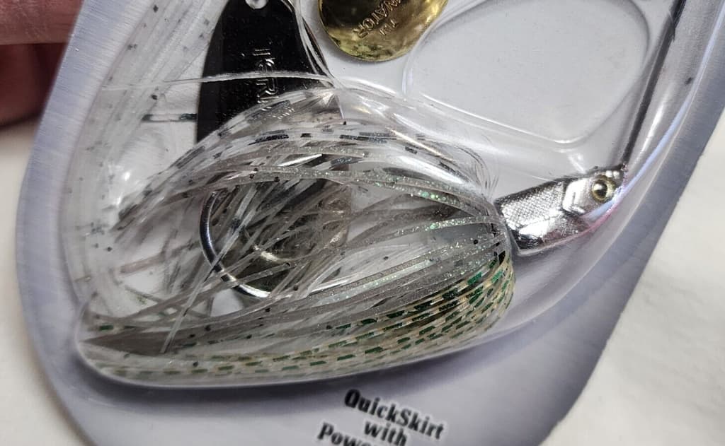 RARE Terminator T1 Titanium Snap Back Spinnerbait 3/8 oz Emerald Shiner Shad - Image 2