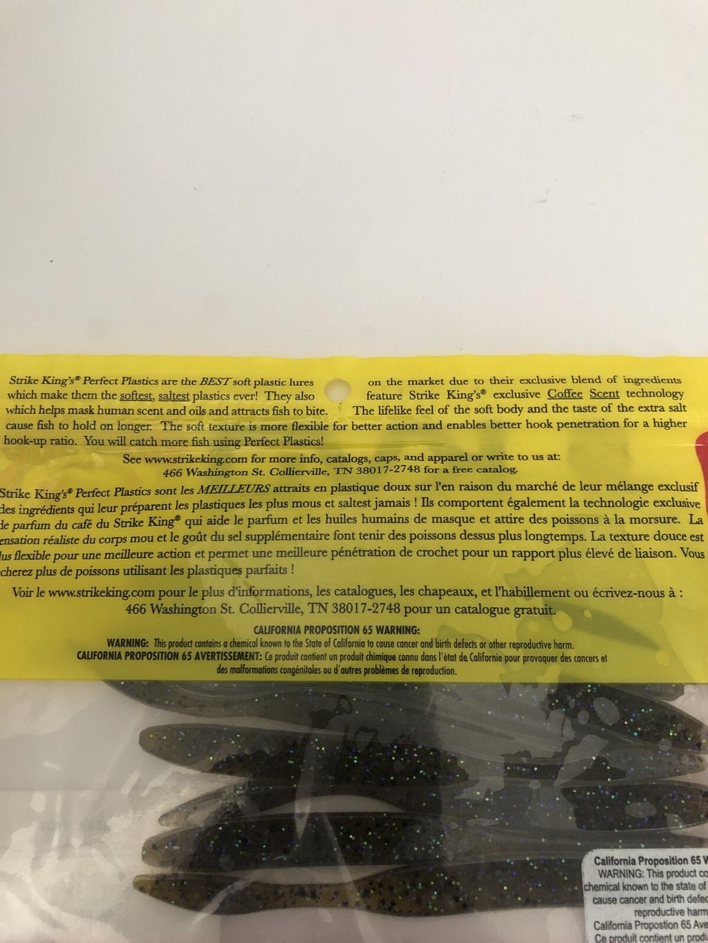 NEW STRIKE KING Perfect Plastics KVD Dream Shot 4 1/4" SHIPS N 24HRS - Image 7