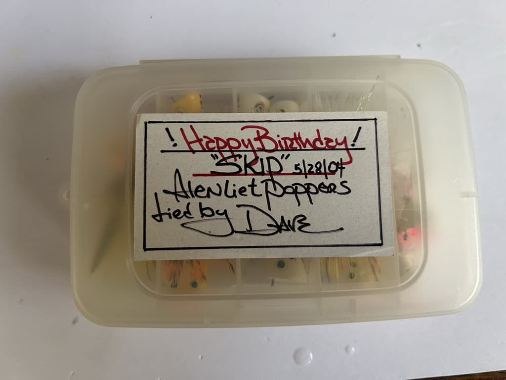 Custom Fly Fishing poppers tied by Dave Whitlock - Image 2