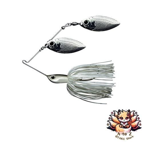 NEW Deps Spinnerbait B Custom DW 1/2oz White Carp #12 - Image 1