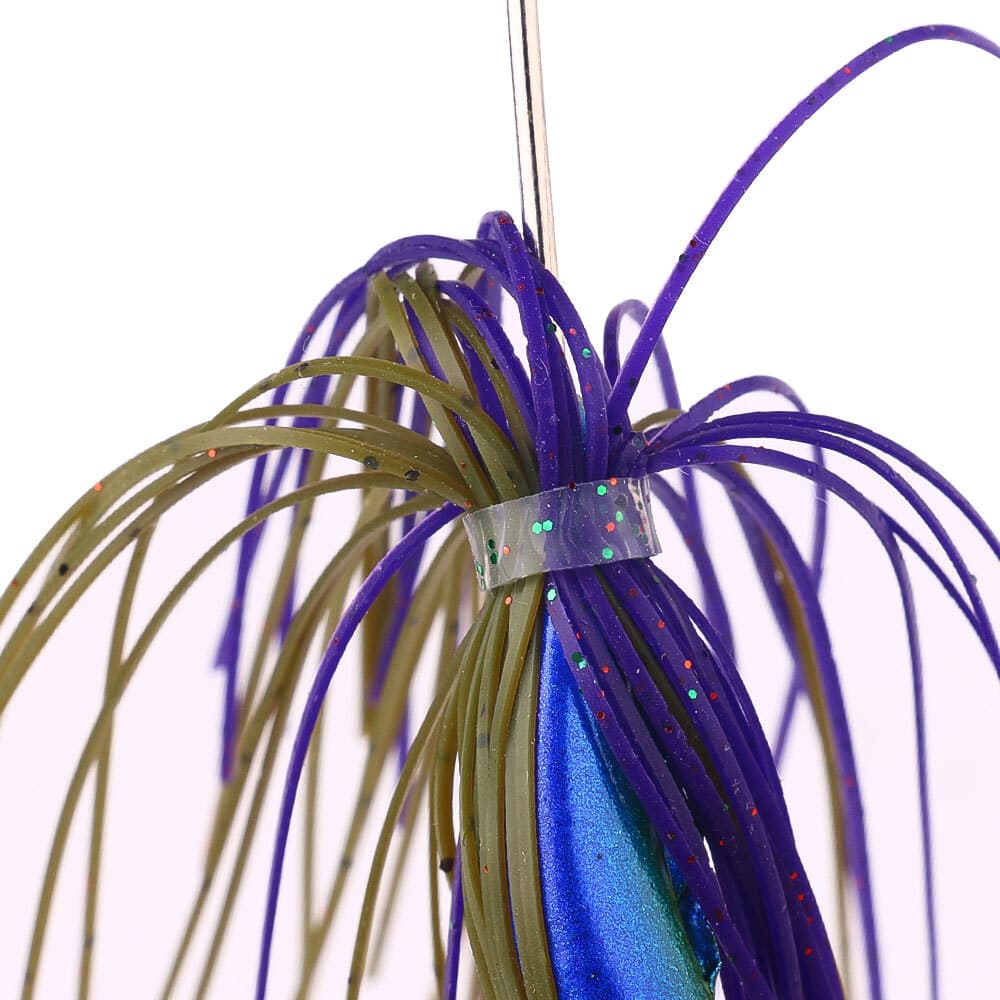 5PCS Spinnerbait Fishing Lure Buzzbait 22g Blade Bait Spoon Rubber Skirt Bass - Image 12