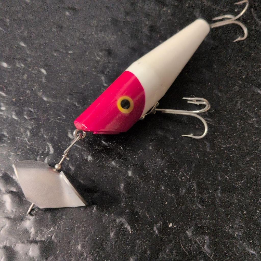 Fred Arbogast Spatterbuzz Buzzbait Red Head Used No Skirt 85mm 125mm - Image 1