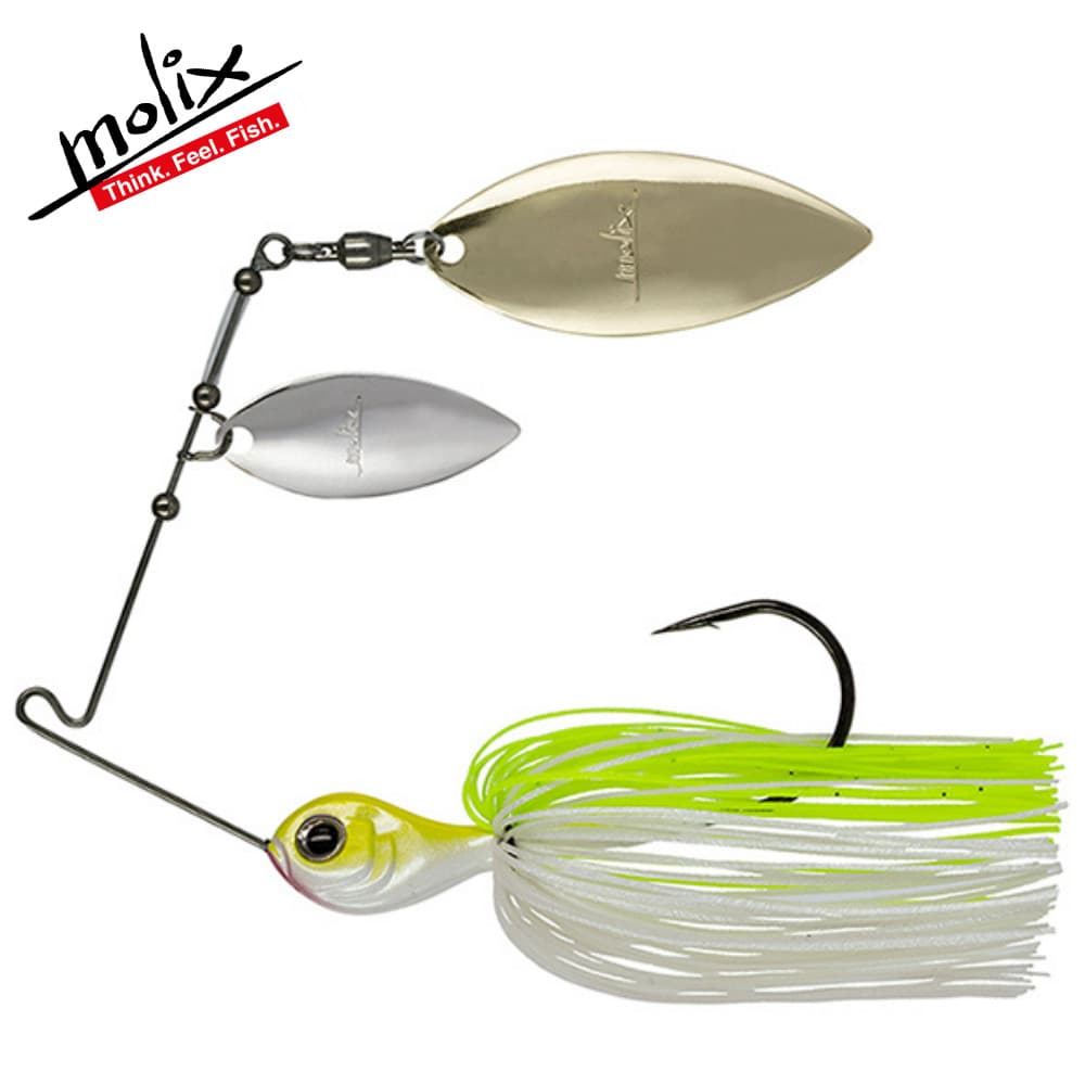 MOLIX Spinnerbait Lure Double Willow VENATOR 15.5g(5/8)/02 - Image 1