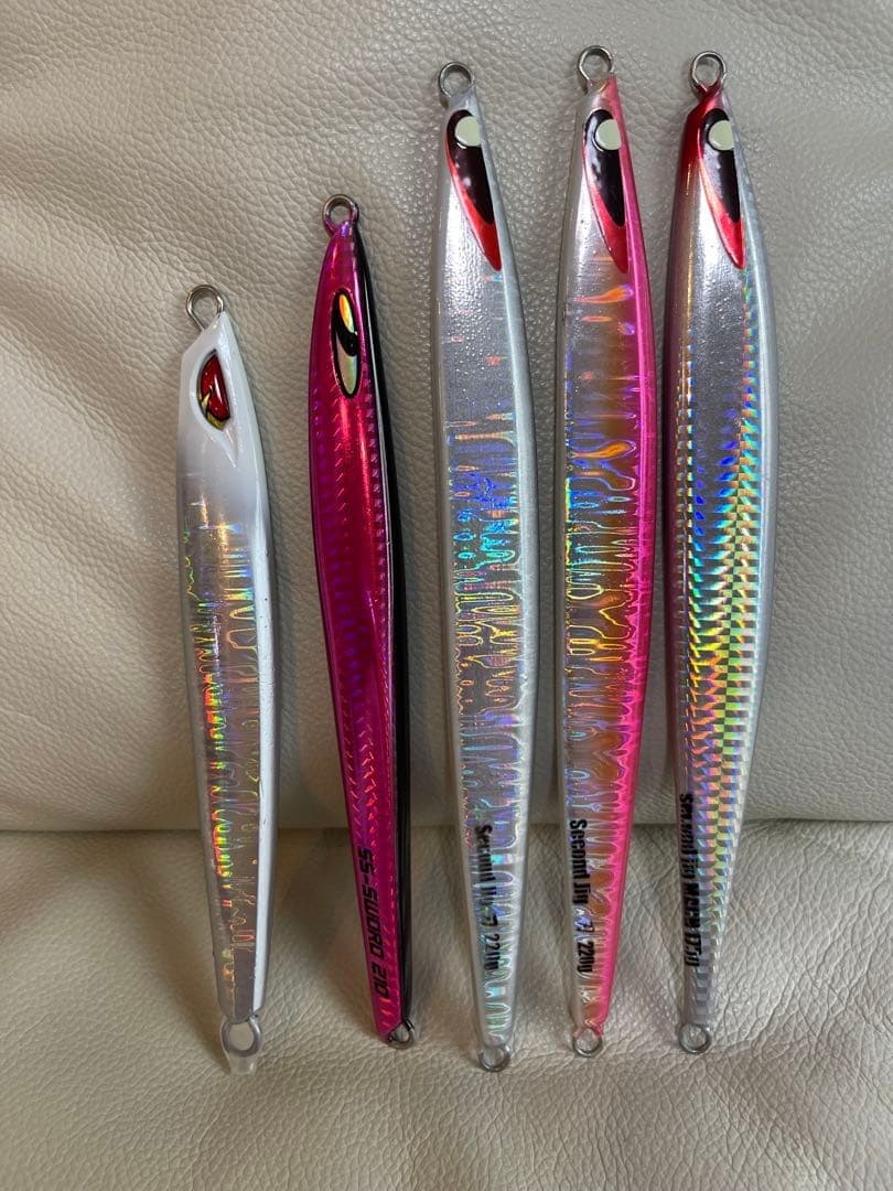 Blue Fish Jig Set 200g saltiga, shout, guntetsu, & used for sea fishing - Image 3