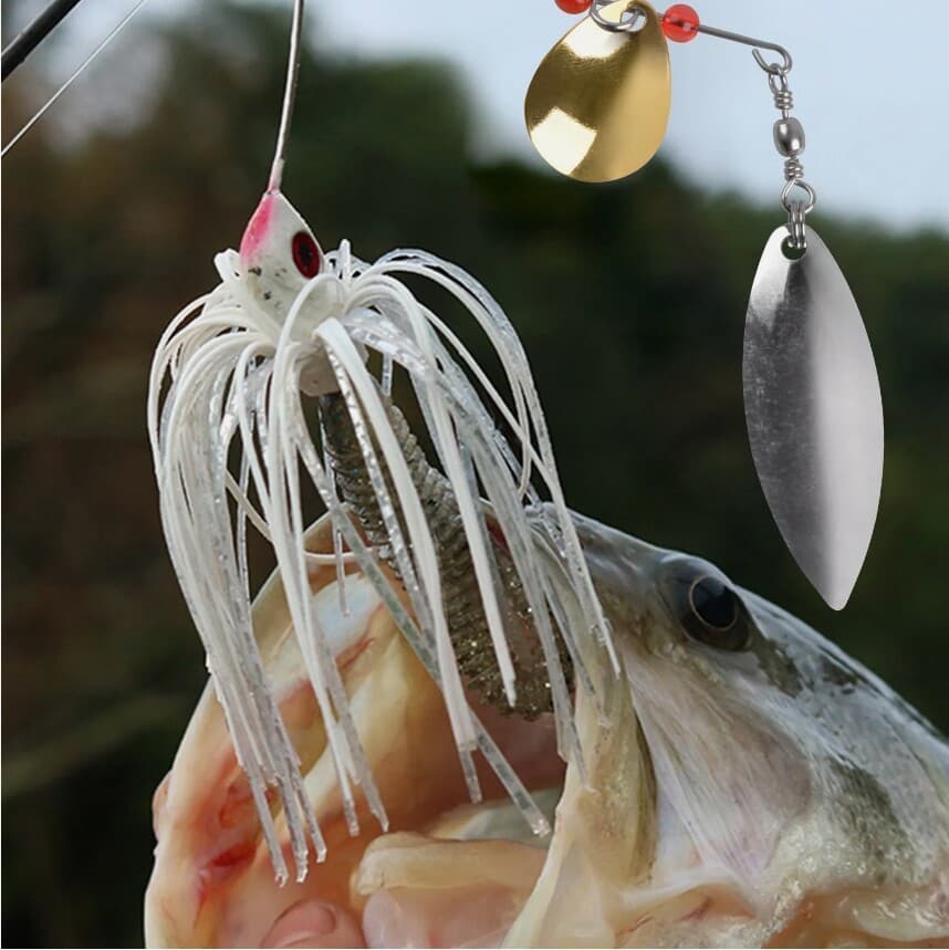 Bass Fishing Lures Spinner Baits Hard Metal Spinnerbait Buzzbait Swimbait Jigs - Image 5