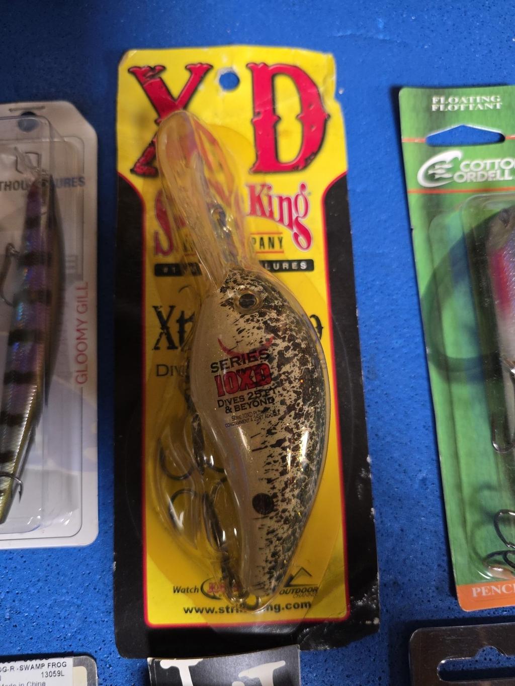 10 MISC Crankbait Fishing Lure Lot. Strike King, Rebel, Cotton Cordell, KVD. Nos - Image 4