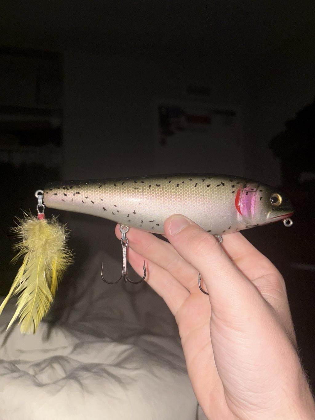 Black Dog Baits Lunker Punker, OG Wood, DEADSTOCK (MINT CONDITION) - Image 1