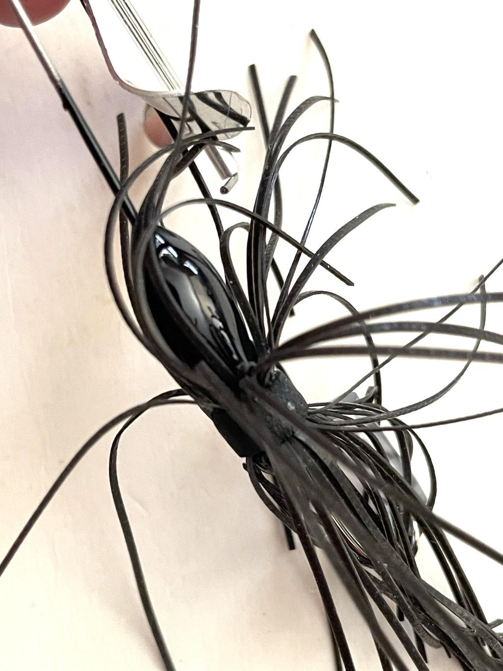 BUZZBAIT LURES Lot-4 Mixed Colors Bass Fishing w Hand-Made Cases Black Yellow - Image 13