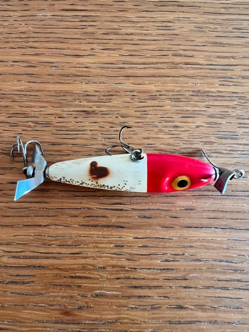W Swisher Wood RH Topwater Double Buzzbait Lure 10cm Balsa Used - Image 4