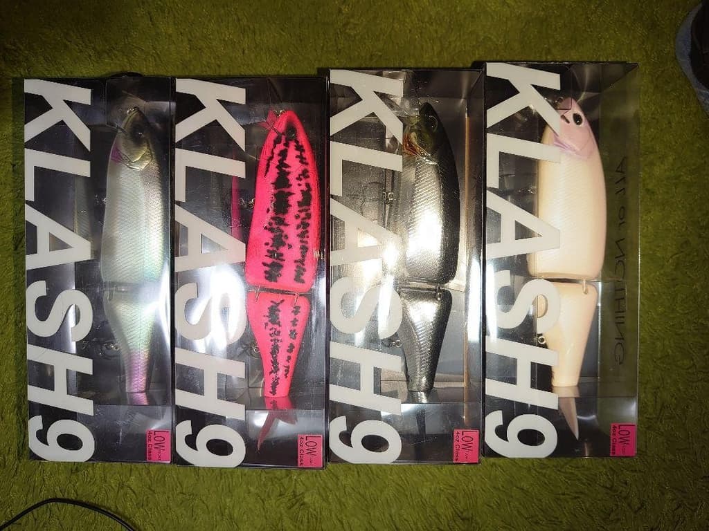 DRT KLASH9 & Tiny KLASH Swimbait Set Rare Colors Freshwater Saltwater - Image 2