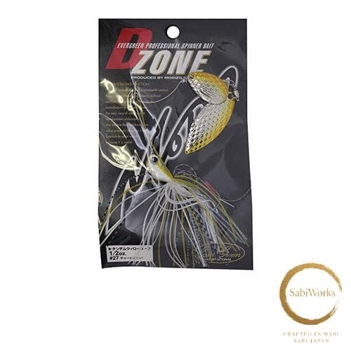 New Evergreen Spinnerbait D-Zone Tandem Willow Leaf 1/2oz Chart Shad #27 - Image 1