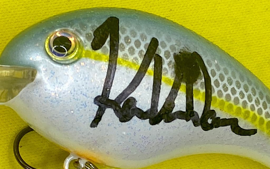 Vintage Rare NOS Strike King Kevin VanDam“AUTOGRAPHED”KVD Limited￼ Crankbait ￼ - Image 15
