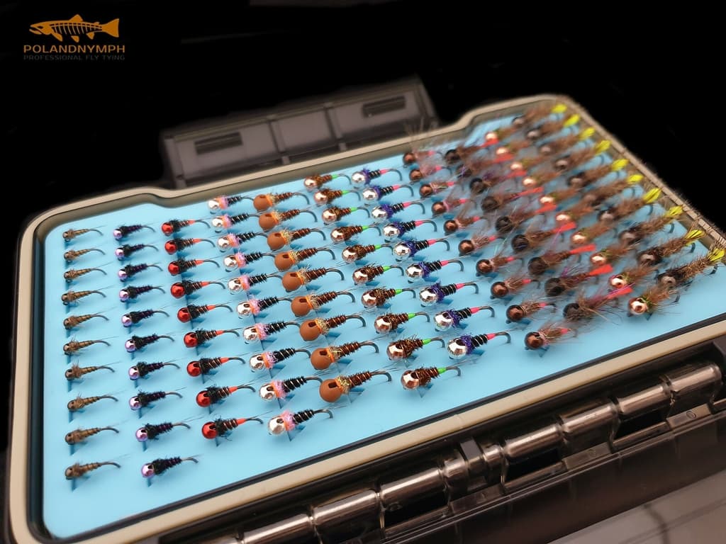 Premuim Box 212 Euro Jig Nymphs size 10,12,14,16,18,20 Hooks - Image 1