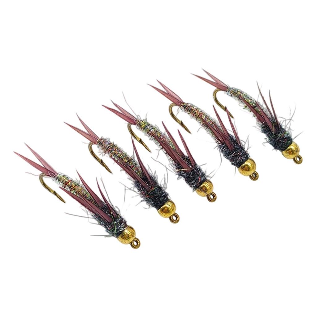 5 Pieces Fly Fishing Lure Artificial Hard Jig Fishing Accessories Realistic - Image 5