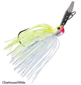 Z-Man Chatterbait Jack Hammer 1/2oz Chartreuse White - Image 1