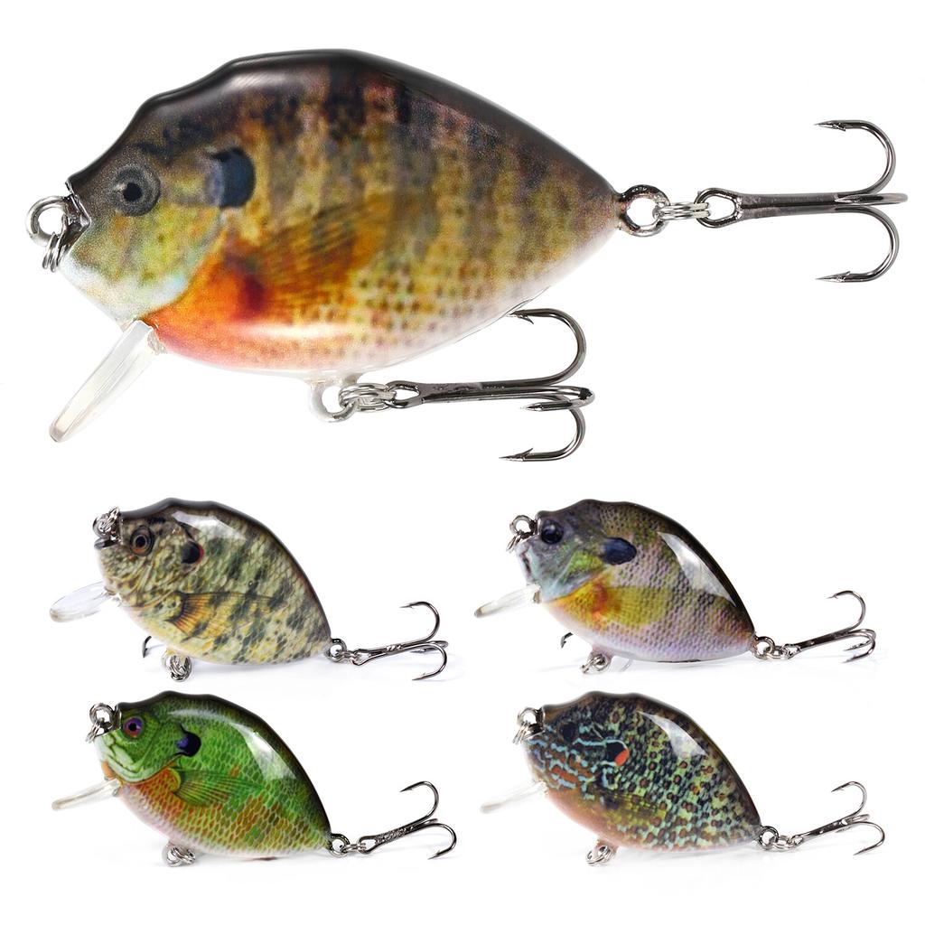Lixada 6cm 15g 5PCS Fishing Lures With Barbed Treble Hooks Fishing Accessories - Image 7