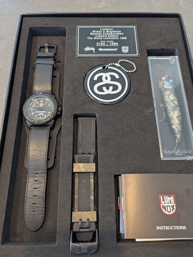 Ultra Rare Luminox Stussy Megabass Limited Edition Watch, 1000 pieces worldwide - Image 2