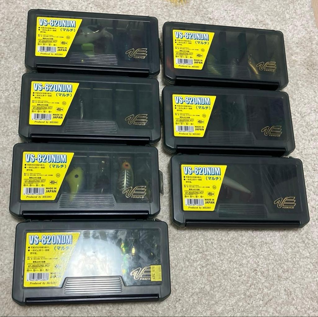 Bass fishing retirement settackle box, hard lures, soft lures, bait reel, etc. - Image 17