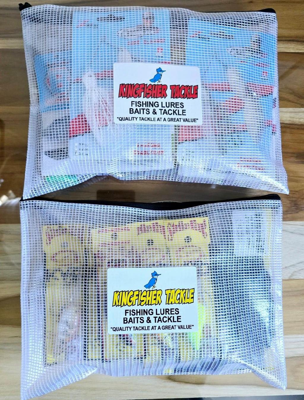 Kingfisher Tackle Pro Bass Fishing Bundle Kit NetBait Rapala Strike King Z-Man - Image 1