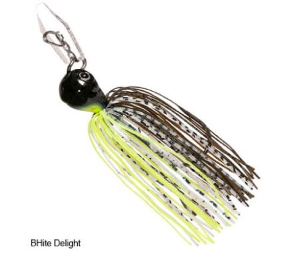 Zman Chatterbait Jackhammer Stealthblade 3/8 Oz Bhite Delight (4486) - Image 2