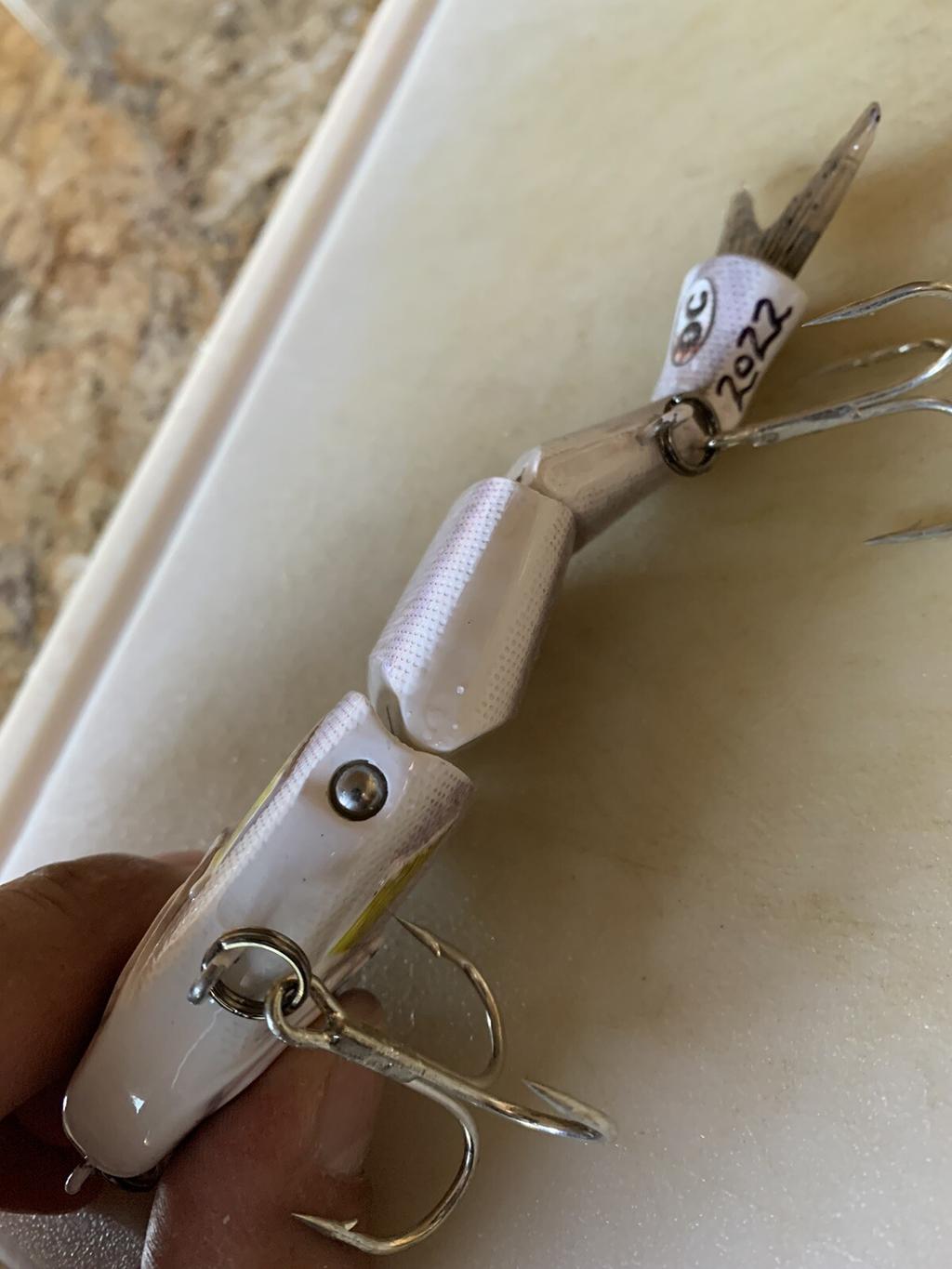 Pogie Lure SHAD Menhaden 2.30 oz. Orig. OC Swimbait White Bait 🔥BASS/Striper - Image 13