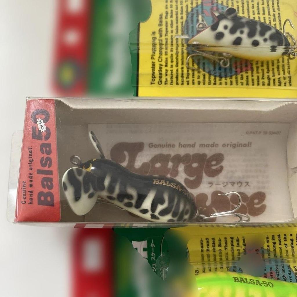 Old Balsa 50 Topwater Lures Set of 7, Un - Image 3