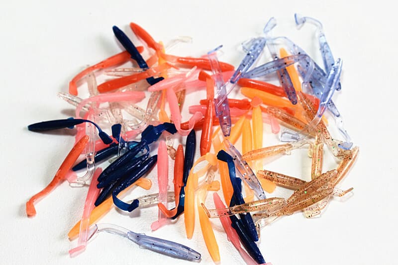 *Clearance* 5 Packs 60mm Soft Plastics Lures, Fresh & Saltwater Fishing Lures - Image 2