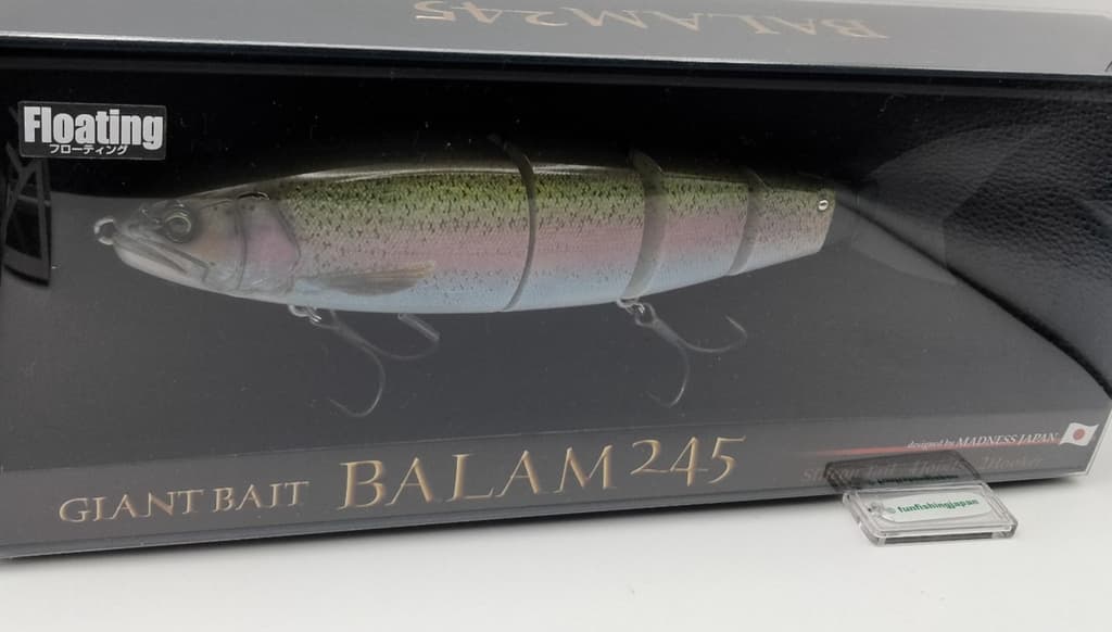 Madness Balam 245 Rainbow Trout JDM fishing lure swimbait Japan new HTF rare NIP - Image 7
