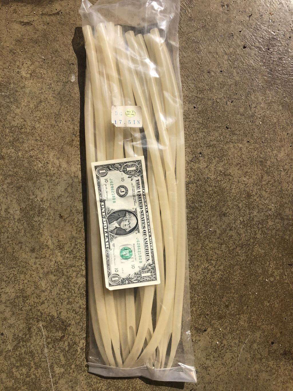 15pc Lot 17.5” Day Glow Surge Tube Striper Eel Trolling Lure Teaser #10DG 1lb - Image 3