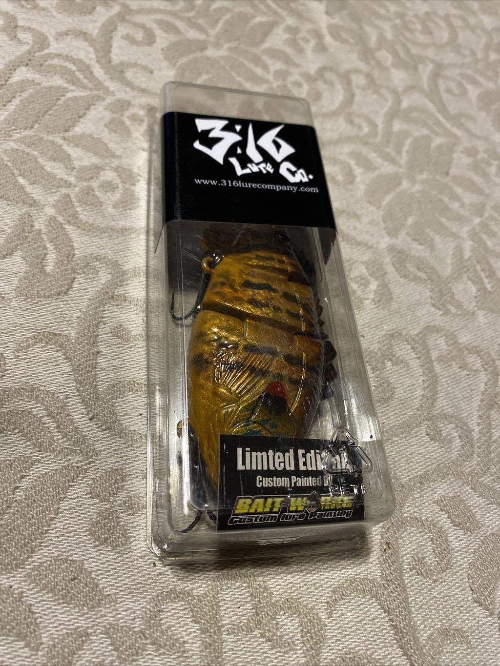 3:16 Lure Company 5” Freestyle Bluegill Swimbait-Floating BaitWorks Custom Color - Image 8