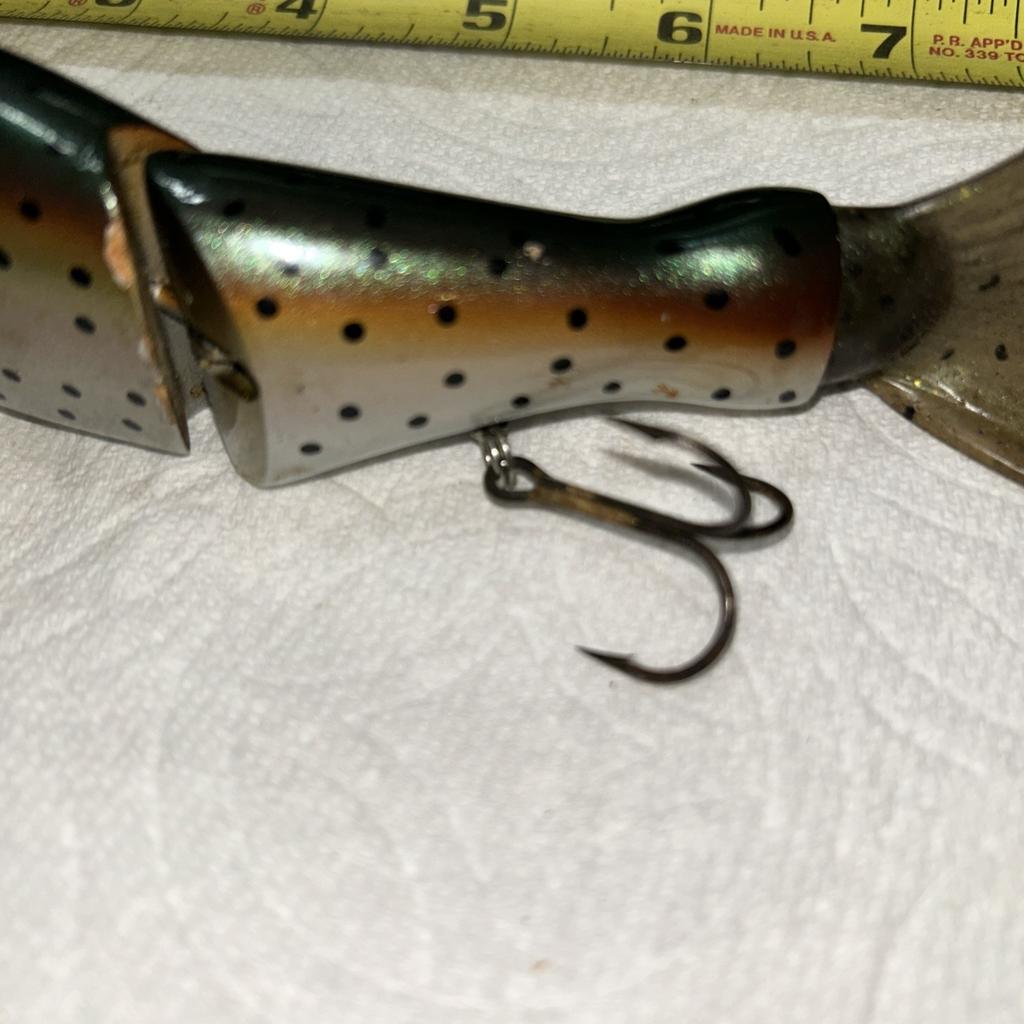 Triple Trout 8" Glide Bait, Vintage Swimbait -2005 -2007 Wow 22nd Century Baits - Image 7