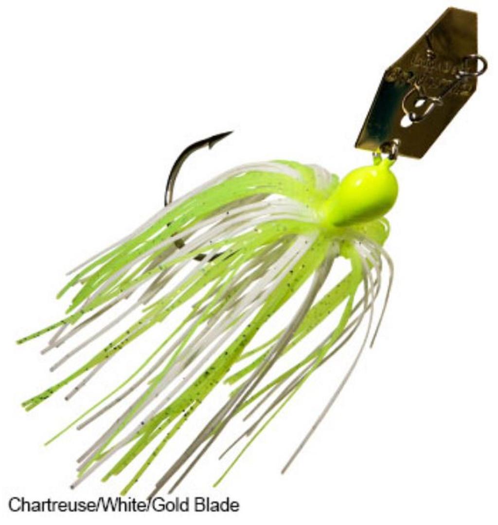 Zman Chatterbait 1/4 oz Sinking Lure Chart White Gold (0259) - Image 5