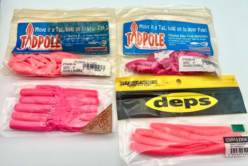 Pink Lure Set Gary Yamamoto Deps One Up Shad - Image 5