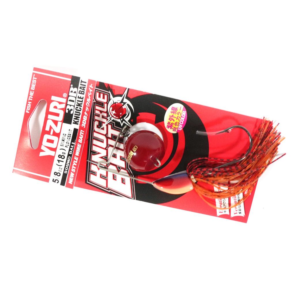 Yo Zuri Duel 3DB Knuckle Spinnerbait 5/8 oz Sinking Lure R1328-RCF (2541) - Image 1