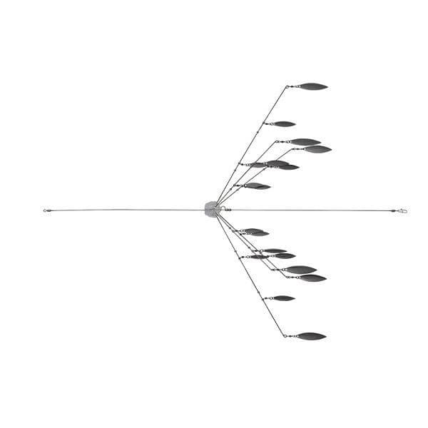 Jackal Spinnerbait Buzzbait Luster Blade 185mm Gunmetal Used - Image 1