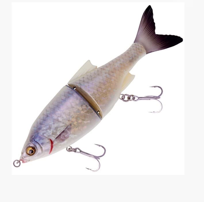 Savage Gear 3D M-Shine Glide 230SS Ghost Bone 4.5oz NIP Swimbait Large Lure New - Image 1