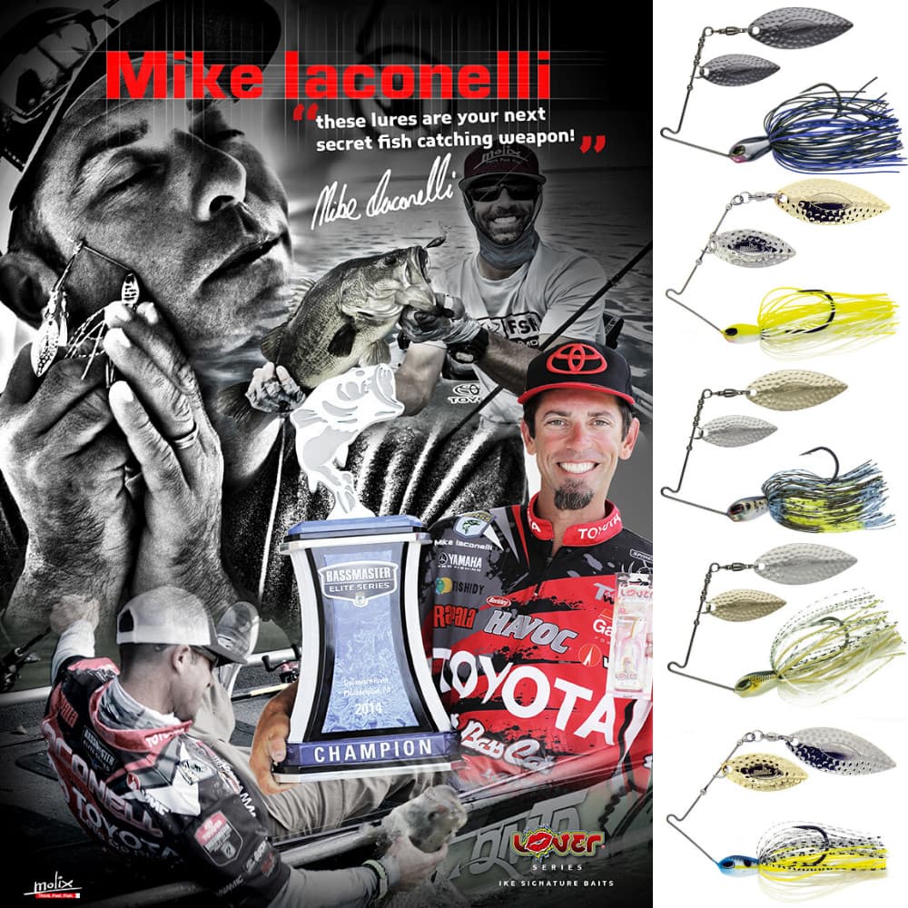 MOLIX By Mike Iaconelli Double Willow FS SPINNERBAIT 14g/19 - Image 2