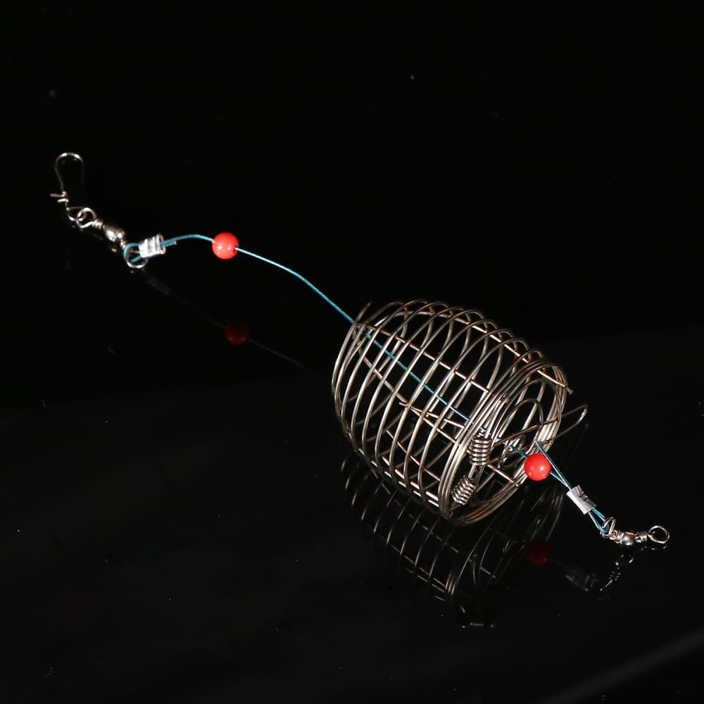 5 PCS Fishing Accessories Keeper Basket Carp Tackle Cage Feeder - Image 4