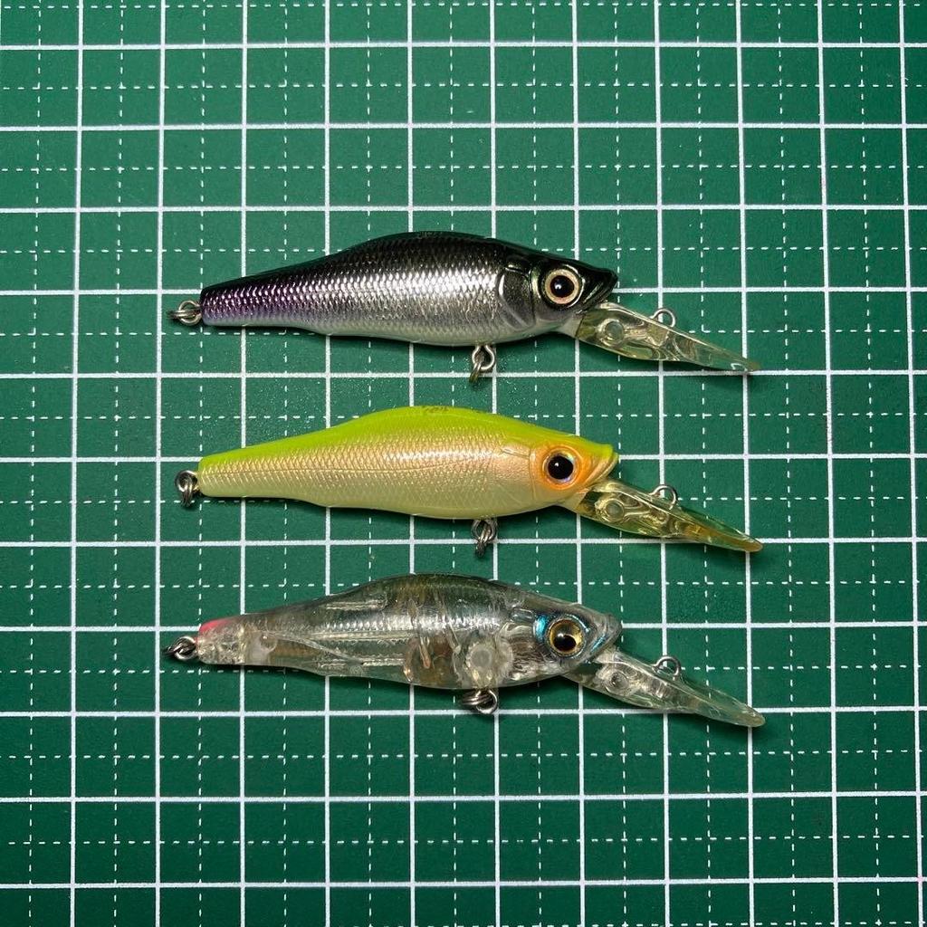 Megabass Live X Smolt Old Rare 3pcs Lure Used Fishing Accessories - Image 4