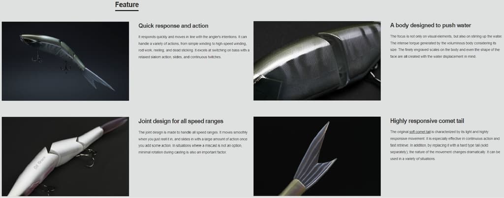 Galapagos Grace 240F Jointed Swimbait Floating Lure 22 (6803) - Image 5