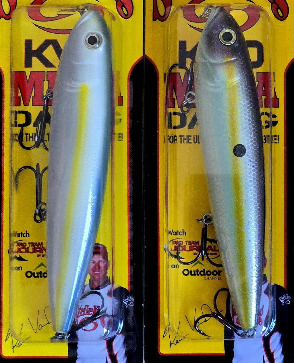 3-Strike King KVD Mega Dawg Topwater 6" 2 oz "Walk The Dog" Streamlined Profile - Image 3