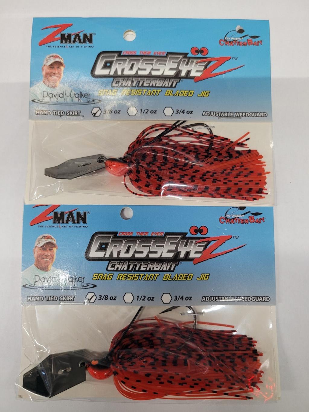 Zman Crosseyez Chatterbait Snag Resistant Bladed Jig  - 3/8oz - NEW! Lot of 2 - Image 1