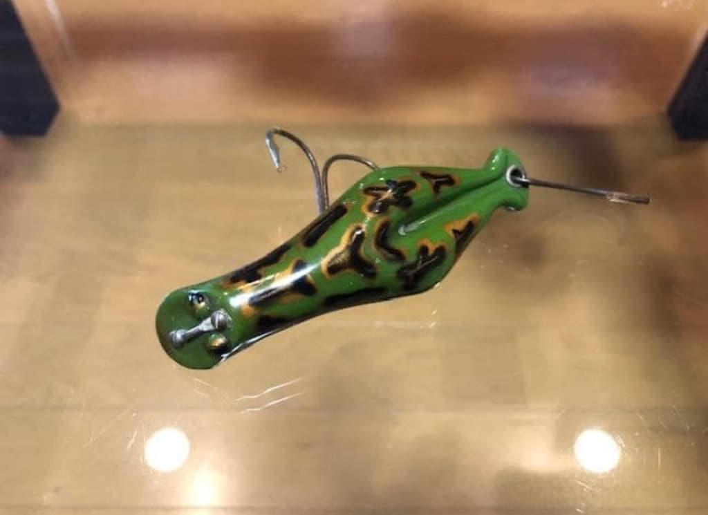 4 Set Heddon Luny Frog Old Lure Ship From Japan - Image 3
