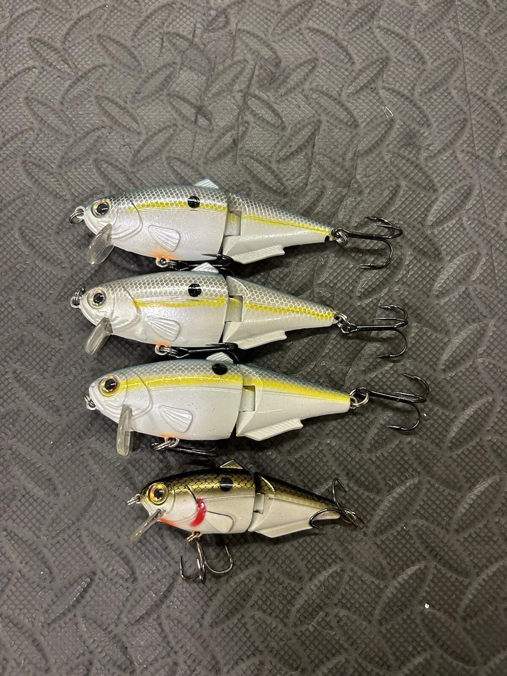 Fishing Lures Strike King King Shad Wake Shad Baby Shad Swimbait Glide Bait - Image 1