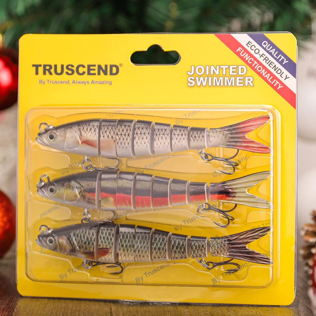 TRUSCEND Easy Catch Swimmax Fishing Lure: Noisy, Vibrating, Segmented Swimbait - Image 5